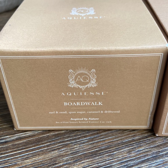 AQUIESSE boardwalk candles set of 2 - Picture 2 of 4